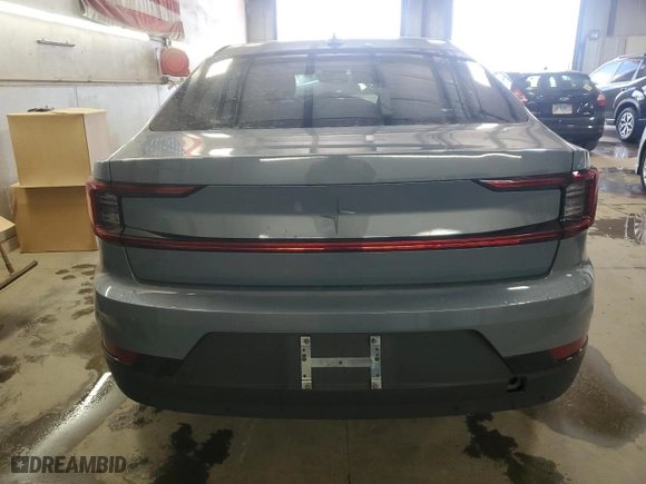 2023 Polestar 2 with VIN YSMED3KA2PL156958, listed as a Copart auction lot 66872444 with 17,377 mi miles and Non Repairable. Bid and sale history available at carsss.com. Image 6.