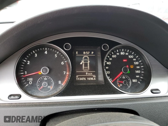 2013 Volkswagen CC Sport with VIN WVWBN7ANXDE546763, listed as a Copart auction lot 63001184 with 113,476 mi miles and Clean Title. Bid and sale history available at carsss.com. Image 9.