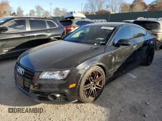 2014 Audi S7 Prestige with VIN WAUW2AFC2EN034654, listed as a Copart auction lot 76705853 with 90,513 mi miles and Salvage Title. Bid and sale history available at carsss.com. Image 1.