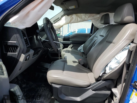 2018 Ford F-150 XL with VIN 1FTEX1EB9JKC29431, listed as a Copart auction lot 51161805 with 156,544 mi miles and Salvage Title. Bid and sale history available at carsss.com. Image 7.