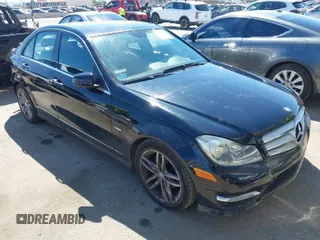 2012 Mercedes-Benz C-Class C 250 Sport with VIN WDDGF4HB4CA644826, listed as a IAAI auction lot 41838602 with 144,769 mi miles. Bid and sale history available at carsss.com. Image 1.