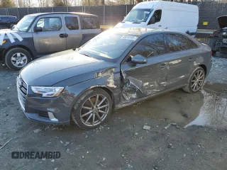 2017 Audi A3 Sedan Premium with VIN WAUAUGFF1H1060885, listed as a Copart auction lot 45516145 with 64,494 mi miles and Salvage Title. Bid and sale history available at carsss.com. Image 1.
