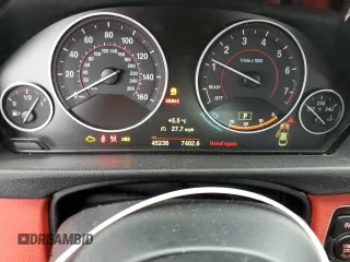 2015 BMW 4 Series 428i xDrive z VIN WBA3N9C56FK246149, wystawiony jako Copart lot #52175015 z przebiegiem 45 236 mil mil oraz Szkody całkowita. Historia ofert i sprzedaży dostępna na DreamBid. Obrazek 9.