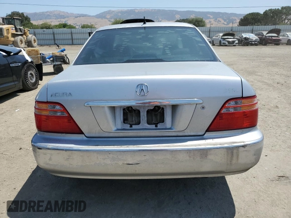 2002 Acura RL with VIN JH4KA96532C005514, listed as a Copart auction lot 59816415 with 166,491 mi miles and Salvage title. Bid and sale history available at DreamBid. Image 6.