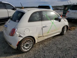 2015 FIAT 500 Lounge with VIN 3C3CFFCR5FT509056, listed as a Copart auction lot 75990524 with Not provided miles and Salvage title. Bid and sale history available at DreamBid. Image 3.