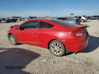 2012 Honda Civic Cpe EX with VIN 2HGFG3B88CH549280, listed as a Copart auction lot 48884105 with 126,324 mi miles and Salvage Title. Bid and sale history available at carsss.com. Image 2.