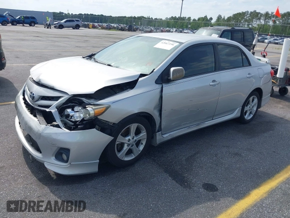 2013 Toyota Corolla L with VIN 5YFBU4EE7DP133536, listed as a IAAI auction lot 42067296 with 217,372 mi miles. Bid and sale history available at carsss.com. Image 2.