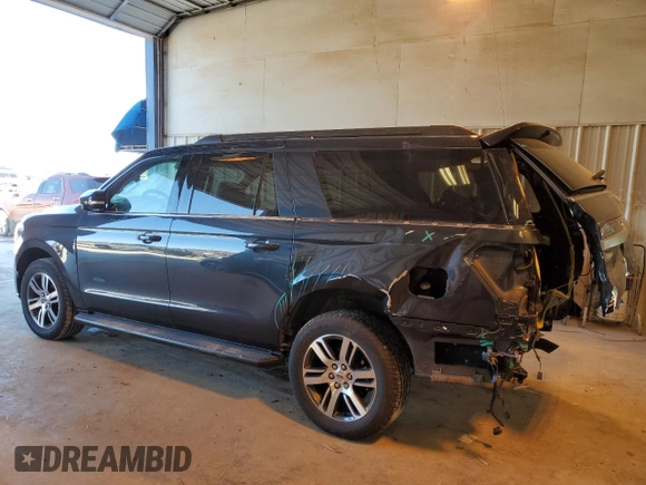 2024 Ford Expedition Max XLT with VIN 1FMJK1H80REA52884, listed as a Copart auction lot 42295015 with 17,469 mi miles and Salvage title. Bid and sale history available at DreamBid. Image 2.
