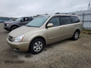 2007 Kia Sedona LX with VIN KNDMB233076160013, listed as a Copart auction lot 48625285 with 90,621 mi miles and Clean Title. Bid and sale history available at carsss.com. Image 1.