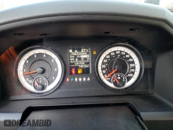 2014 Ram 2500 SLT with VIN 3C6TR5DT7EG110087, listed as a Copart auction lot 42434305 with 74,613 mi miles and Salvage title. Bid and sale history available at DreamBid. Image 9.