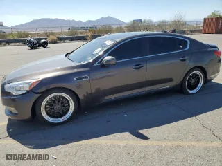 2015 Kia K900 Premium with VIN KNALU4D40F6023805, listed as a Copart auction lot 71848724 with 103,400 mi miles and Clean Title. Bid and sale history available at carsss.com. Image 1.