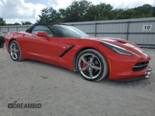 2015 Chevrolet Corvette 2LT with VIN 1G1YD3D72F5115347, listed as a Copart auction lot 58962664 with 51,066 mi miles and Clean Title. Bid and sale history available at carsss.com. Image 4.
