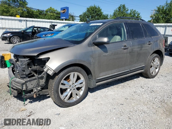 2014 Ford Edge SEL with VIN 2FMDK3J91EBA33648, listed as a Copart auction lot 63723214 with 0 mi miles and Salvage Title. Bid and sale history available at carsss.com. Image 1.