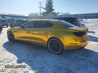 2014 Maserati Quattroporte S Q4 z VIN ZAM56RRA4E1106467, wystawiony jako Copart lot #46311515 z przebiegiem 145 245 mil mil oraz Czysty tytuł • Clean title. Historia ofert i sprzedaży dostępna na DreamBid. Obrazek 2.