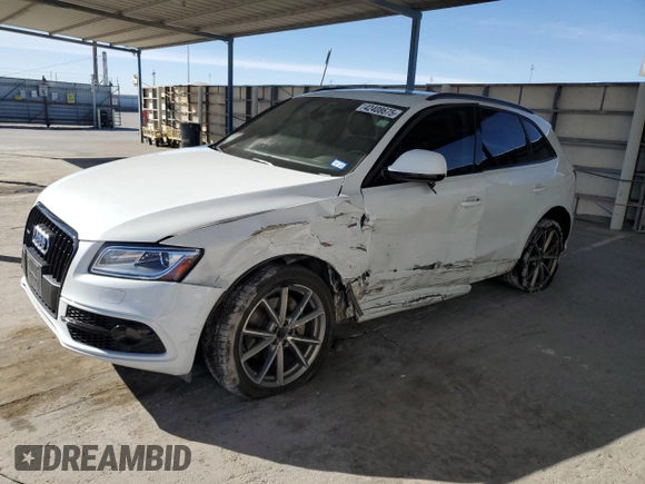 2016 Audi Q5 z VIN WA1WVBFP2GA007851, wystawiony jako Copart lot #42408675 z przebiegiem 123 092 mil mil oraz Szkoda całkowita • Salvage title. Historia ofert i sprzedaży dostępna na DreamBid. Obrazek 1.