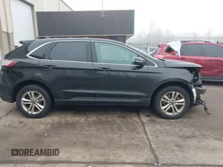 2015 Ford Edge SEL with VIN 2FMTK4J93FBC24166, listed as a IAAI auction lot 41322955 with 91,362 mi miles. Bid and sale history available at carsss.com. Image 14.