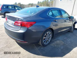 2020 Acura TLX w/Technology Pkg with VIN 19UUB1F57LA011789, listed as a IAAI auction lot 41760374 with 47,442 mi miles. Bid and sale history available at carsss.com. Image 4.