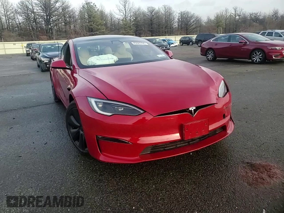 2022 Tesla Model S Plaid with VIN 5YJSA1E61NF488716, listed as a Copart auction lot 45325785 with Not provided miles and Salvage title. Bid and sale history available at DreamBid. Image 11.