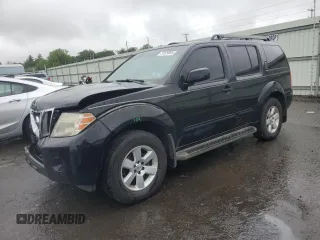 2011 Nissan Pathfinder SV z VIN 5N1AR1NB6BC622528, wystawiony jako Copart lot #57629895 z przebiegiem 182 085 mil mil oraz Szkoda całkowita • Salvage title. Historia ofert i sprzedaży dostępna na DreamBid. Obrazek 1.