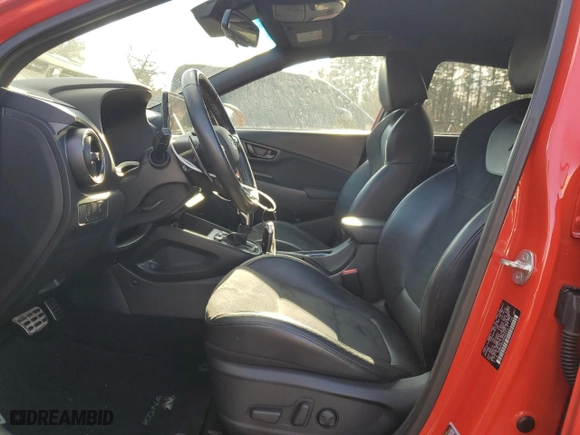 2022 Hyundai Kona N with VIN KM8KH3ACXNU003317, listed as a Copart auction lot 84469794 with NaN miles and Salvage Title. Bid and sale history available at carsss.com. Image 7.