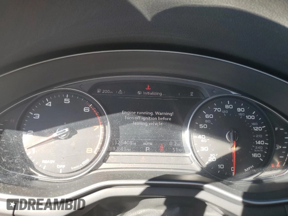 2019 Audi A5 Sportback Premium with VIN WAUANCF54KA063607, listed as a Copart auction lot 76295633 with 126,408 mi miles. Bid and sale history available at carsss.com. Image 9.