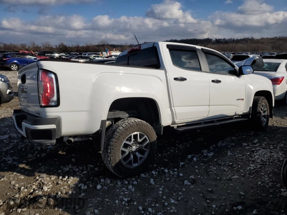 2022 GMC Canyon 4WD AT4 w/Leather with VIN 1GTG6FEN1N1110836, listed as a Copart auction lot 84113554 with 35,889 mi miles and Salvage Title. Bid and sale history available at carsss.com. Image 3.