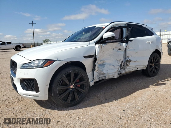 2019 Jaguar F-Pace S with VIN SADCM2FV2KA358900, listed as a Copart auction lot 55608875 with Not provided miles and Salvage title. Bid and sale history available at DreamBid. Image 1.