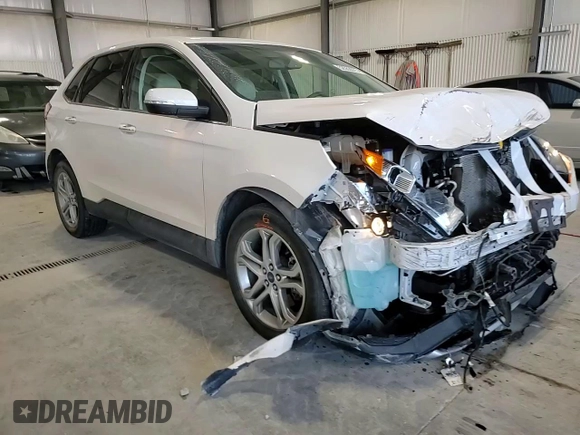 2017 Ford Edge Titanium with VIN 2FMPK4K97HBB68526, listed as a Copart auction lot 52553075 with 37,029 mi miles and Salvage Title. Bid and sale history available at carsss.com. Image 12.
