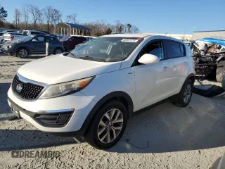 2015 Kia Sportage LX with VIN KNDPBCAC3F7781972, listed as a Copart auction lot 46041475 with 140,832 mi miles and Salvage Title. Bid and sale history available at carsss.com. Image 1.