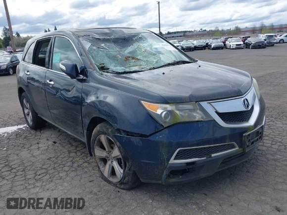 2011 Acura MDX Tech Pkg with VIN 2HNYD2H67BH510866, listed as a IAAI auction lot 42009473 with 1 mi miles. Bid and sale history available at carsss.com. Image 1.