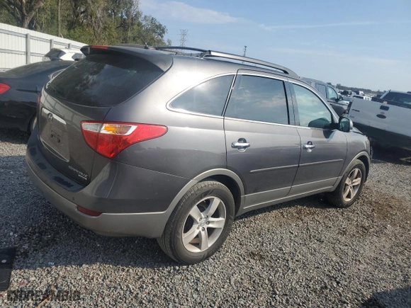 2010 Hyundai Veracruz Limited with VIN KM8NU4CC2AU121027, listed as a Copart auction lot 43829185 with 124,730 mi miles and Salvage Title. Bid and sale history available at carsss.com. Image 3.