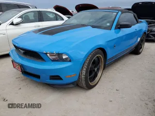 2011 Ford Mustang V6 with VIN 1ZVBP8EM0B5126716, listed as a Copart auction lot 76779624 with Not provided miles and Non repairable. Bid and sale history available at DreamBid. Image 1.