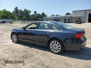 2015 Audi A6 Premium Plus with VIN WAUFGAFC9FN019250, listed as a Copart auction lot 66498725 with 64,128 mi miles and Clean title. Bid and sale history available at DreamBid. Image 2.