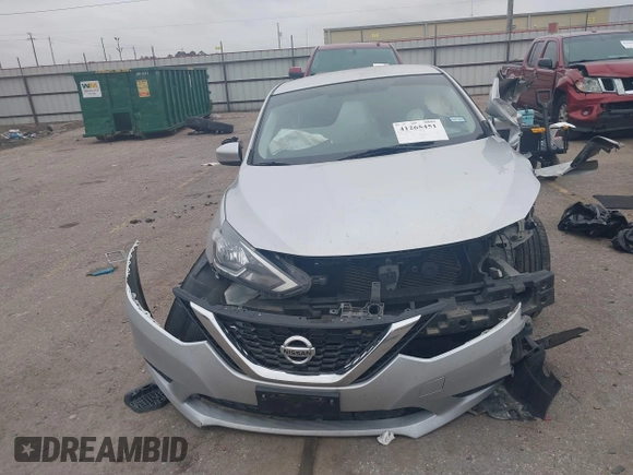 2019 Nissan Sentra S with VIN 3N1AB7AP2KY230735, listed as a IAAI auction lot 41265451 with 110,994 mi miles. Bid and sale history available at carsss.com. Image 12.