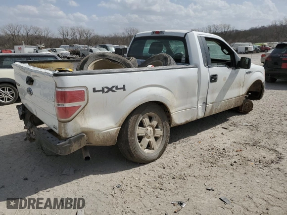 2009 Ford F-150 XL with VIN 1FTRF14W99KB43928, listed as a Copart auction lot 49001195 with 162,097 mi miles and Salvage title. Bid and sale history available at DreamBid. Image 3.