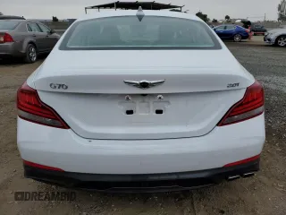 2019 Genesis G70 2.0T Sport with VIN KMTG24LA7KU034969, listed as a Copart auction lot 69801924 with 13,209 mi miles and Salvage Title. Bid and sale history available at carsss.com. Image 6.