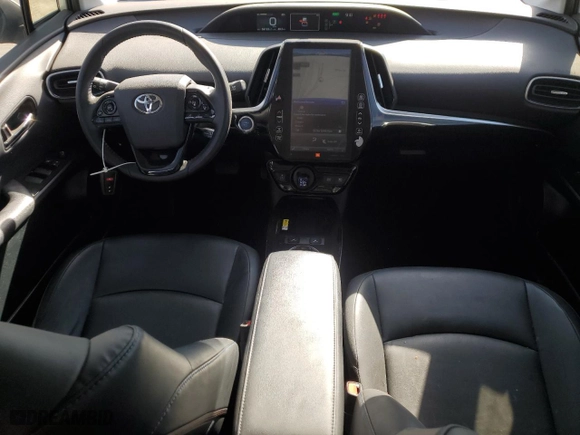 2021 Toyota Prius L Eco with VIN JTDKAMFU5M3133915, listed as a Copart auction lot 47015075 with 56,133 mi miles and Salvage Title. Bid and sale history available at carsss.com. Image 8.
