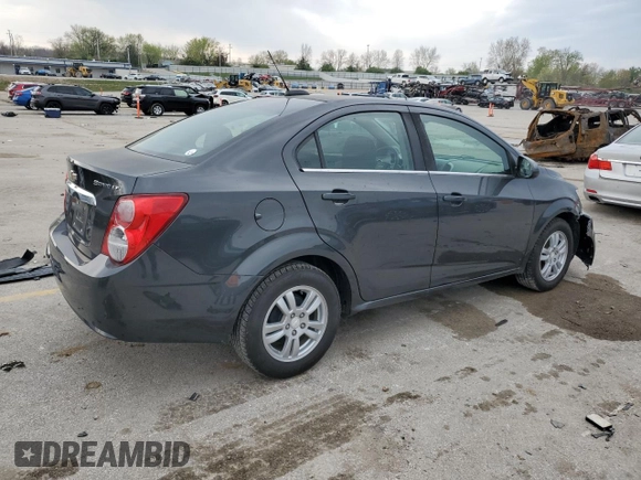 2015 Chevrolet Sonic LT with VIN 1G1JC5SH4F4212292, listed as a Copart auction lot 52339455 with 135,108 mi miles and Salvage Title. Bid and sale history available at DreamBid. Image 3.