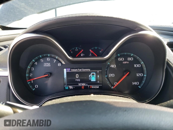 2018 Chevrolet Impala LT with VIN 1G1105S32JU121575, listed as a Copart auction lot 47365845 with 107,464 mi miles and Non Repairable. Bid and sale history available at DreamBid. Image 9.