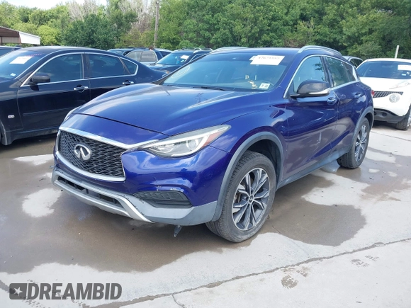 2017 Infiniti QX30 Premium with VIN SJKCH5CR9HA035085, listed as a IAAI auction lot 42675557 with Not provided miles and . Bid and sale history available at DreamBid. Image 2.