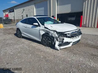 2017 Honda Civic Coupe LX-P with VIN 2HGFC4B05HH301281, listed as a IAAI auction lot 41217704 with 137,166 mi miles. Bid and sale history available at carsss.com. Image 1.
