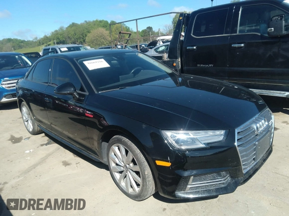 2018 Audi A4 Premium with VIN WAUDNAF47JN017320, listed as a IAAI auction lot 39069216 with 66,113 mi miles and . Bid and sale history available at DreamBid. Image 1.
