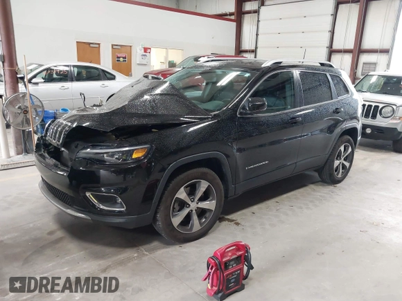 2019 Jeep Cherokee High Altitude with VIN 1C4PJMDX6KD159241, listed as a IAAI auction lot 40742596 with 37,407 mi miles and . Bid and sale history available at DreamBid. Image 17.