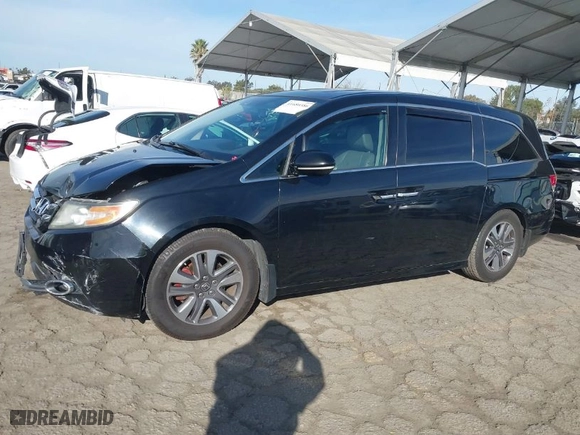 2014 Honda Odyssey Touring with VIN 5FNRL5H92EB078352, listed as a IAAI auction lot 41680386 with NaN miles. Bid and sale history available at carsss.com. Image 14.