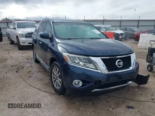 2014 Nissan Pathfinder SL with VIN 5N1AR2MM2EC710912, listed as a IAAI auction lot 41694524 with 189,608 mi miles. Bid and sale history available at carsss.com. Image 1.