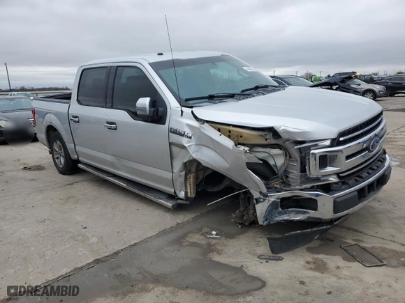 2018 Ford F-150 XL with VIN 1FTEW1CGXJKC87016, listed as a Copart auction lot 44648545 with 99,380 mi miles and Salvage Title. Bid and sale history available at carsss.com. Image 4.