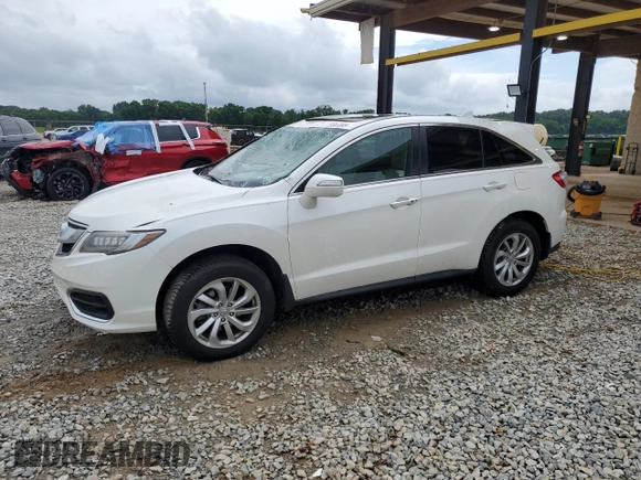 2018 Acura RDX Technology z VIN 5J8TB3H57JL012950, wystawiony jako Copart lot #58347095 z przebiegiem 79 717 mil mil oraz Szkoda całkowita • Salvage title. Historia ofert i sprzedaży dostępna na DreamBid. Obrazek 1.