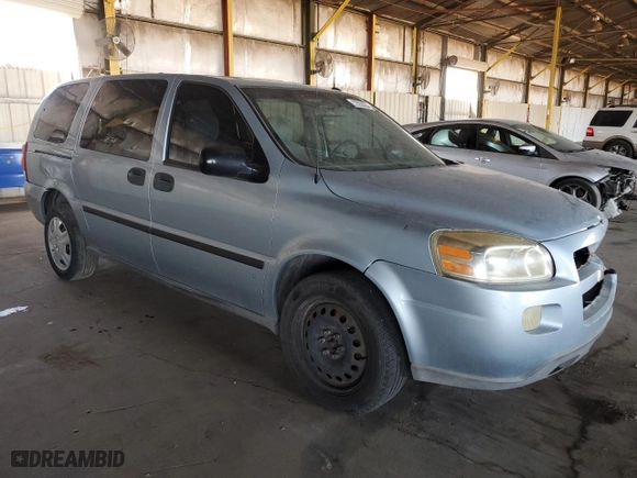 2007 Chevrolet Uplander LS Fleet with VIN 1GNDV23W97D169605, listed as a Copart auction lot 72250064 with 218,277 mi miles and Salvage Title. Bid and sale history available at carsss.com. Image 4.