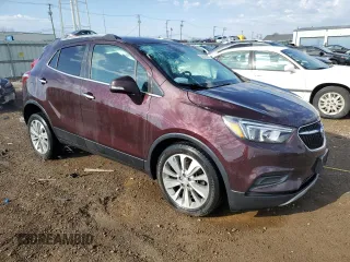 2017 Buick Encore Preferred with VIN KL4CJASB6HB216783, listed as a Copart auction lot 50818625 with 117,366 mi miles and Salvage title. Bid and sale history available at DreamBid. Image 4.