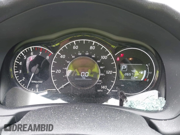 2015 Nissan Note S Plus z VIN 3N1CE2CP2FL400790, wystawiony jako IAAI lot #41825865 z przebiegiem 26 571 mil mil oraz . Historia ofert i sprzedaży dostępna na DreamBid. Obrazek 7.